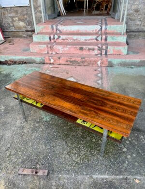 Table basse palissandre Jean Luçat