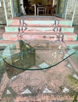 Table basse vintage vers 1980