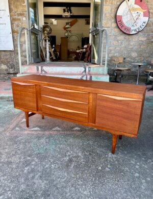 enfilade vintage en teck vers 1960